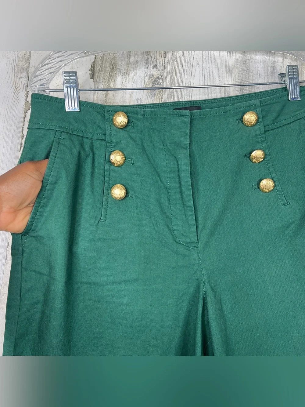 Talbots Sailor Pants Women’s Wide‎ Leg Crop Classic Size 10